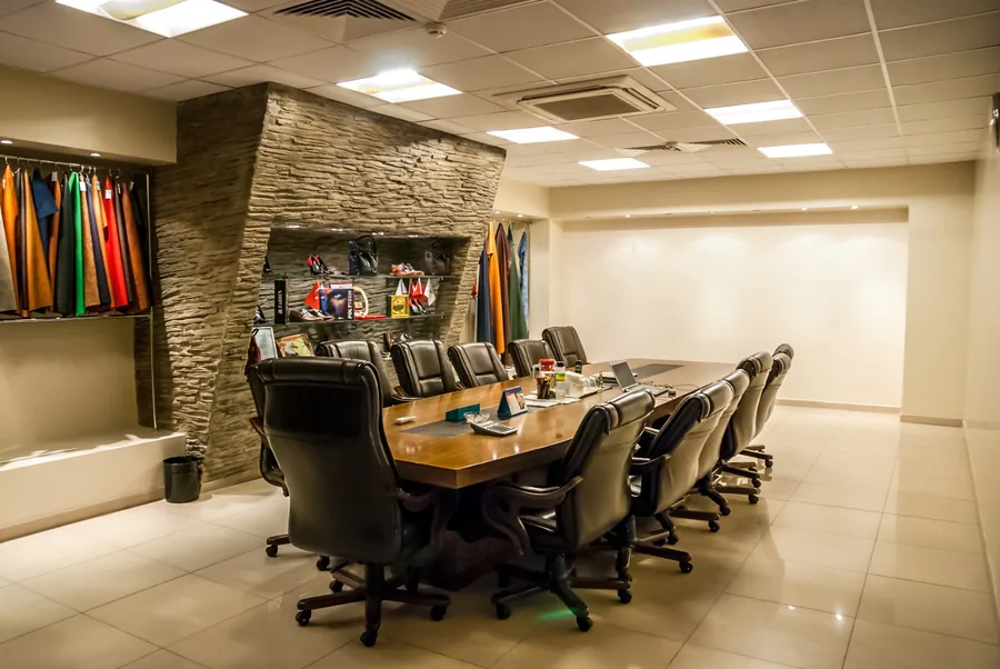 Toplantı salonu ve numune sergisi